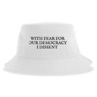 Fahson Store With Fear For Our Democracy I Dissent Sustainable Bucket Hat