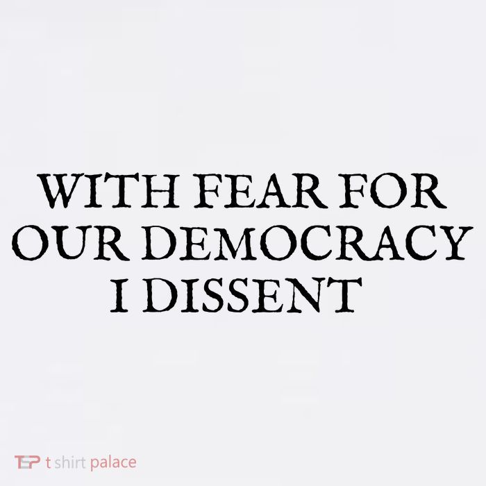 Fahson Store With Fear For Our Democracy I Dissent Flatbill Hat
