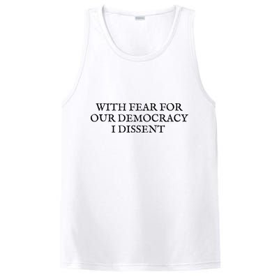 Fahson Store With Fear For Our Democracy I Dissent PosiCharge Competitor Tank