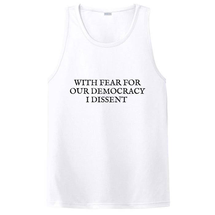Fahson Store With Fear For Our Democracy I Dissent PosiCharge Competitor Tank