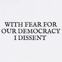 Fahson Store With Fear For Our Democracy I Dissent Short Acrylic Beanie