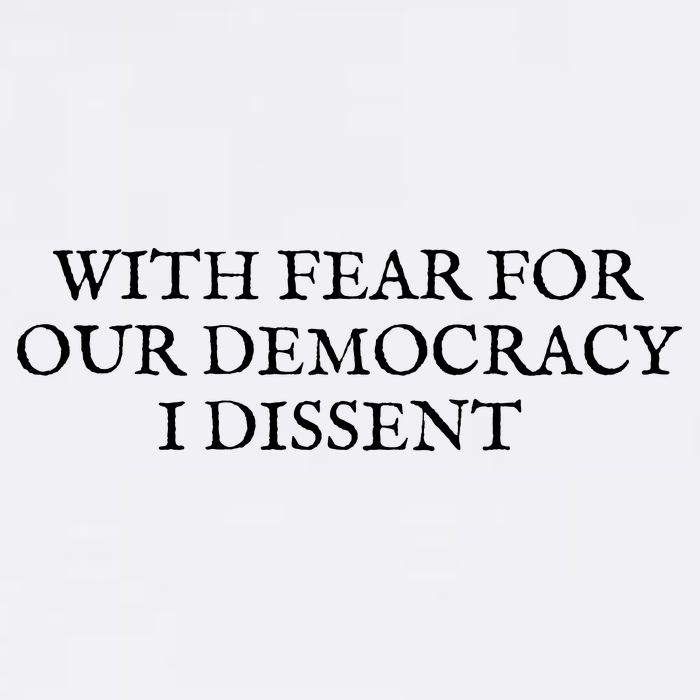 Fahson Store With Fear For Our Democracy I Dissent Short Acrylic Beanie