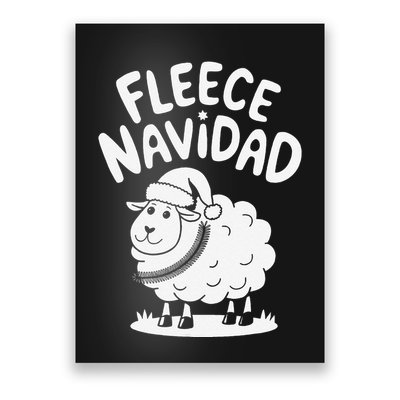Funny Shee.P Winter Christmas Fleece Navidad Poster