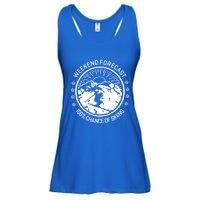 Funny Ski Weekend Forecast Skiing Skier Funny Gift Gift Ladies Essential Flowy Tank