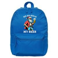 Funny Santa With Sunglasses And Beer Christmas In July 16 in Basic Backpack