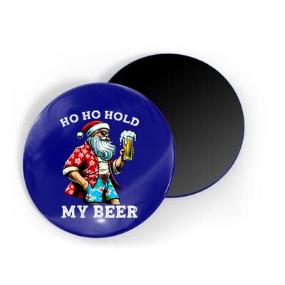 Funny Santa With Sunglasses And Beer Christmas In July Magnet
