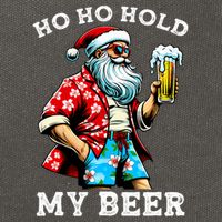 Funny Santa With Sunglasses And Beer Christmas In July Cotton Canvas Backpack