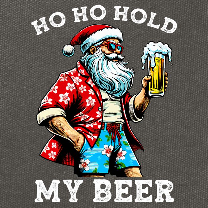 Funny Santa With Sunglasses And Beer Christmas In July Cotton Canvas Backpack