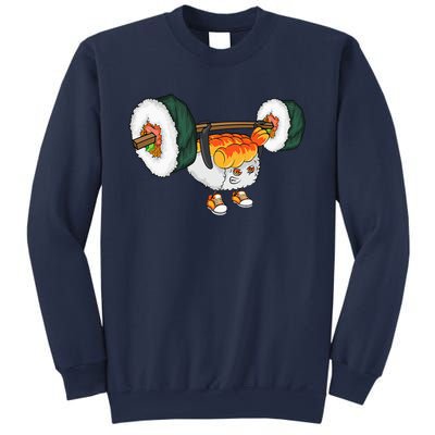 Funny Sushi Weight Lifting Japanese Food Gym Cute Gift Sweatshirt