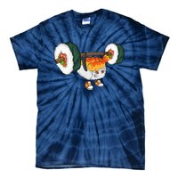 Funny Sushi Weight Lifting Japanese Food Gym Cute Gift Tie-Dye T-Shirt