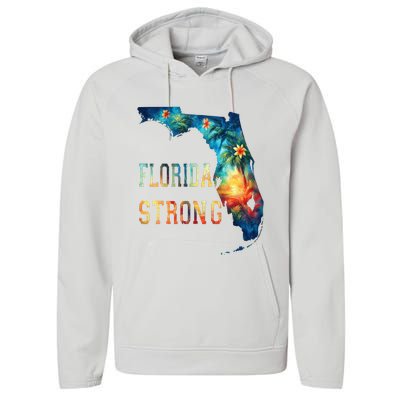 Florida Stay Western Strong Support Florida .State Performance Fleece Hoodie