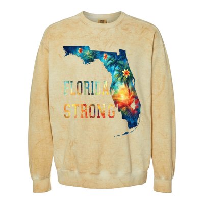 Florida Stay Western Strong Support Florida .State Colorblast Crewneck Sweatshirt