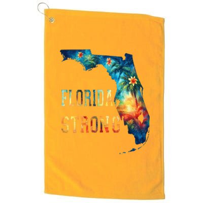 Florida Stay Western Strong Support Florida .State Platinum Collection Golf Towel