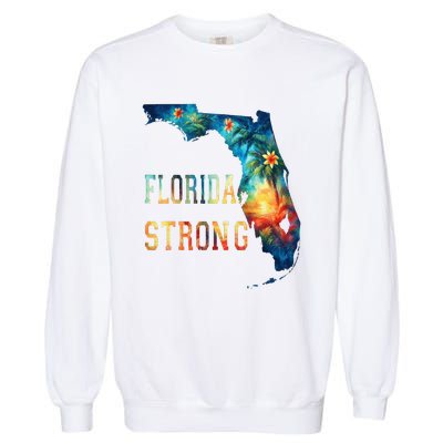 Florida Stay Western Strong Support Florida .State Garment-Dyed Sweatshirt