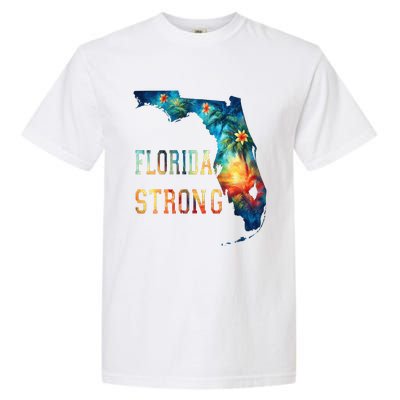 Florida Stay Western Strong Support Florida .State Garment-Dyed Heavyweight T-Shirt