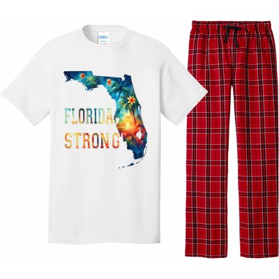 Florida Stay Western Strong Support Florida .State Pajama Set