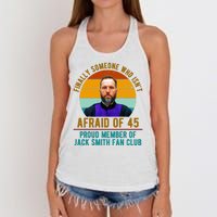 Finally Someone Who Isnt Afraid Of 45 Jack Smith Women's Knotted Racerback Tank