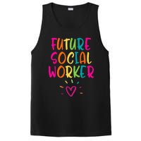 Future Social Worker Grad Health Care Office Student Women PosiCharge Competitor Tank