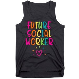 Future Social Worker Grad Health Care Office Student Women Tank Top