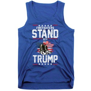 Firefighters Stand With Trump 2024 SupporterS Funny Gift 2024 Funny Gift Tank Top