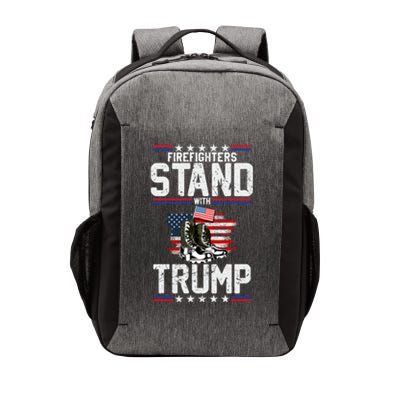 Firefighters Stand With Trump 2024 SupporterS Funny Gift 2024 Funny Gift Vector Backpack