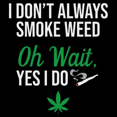 Funny Smoke Weed Marijuana Stoner T-Shirt