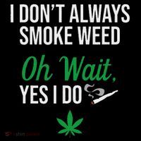 Funny Smoke Weed Marijuana Stoner Premium T-Shirt