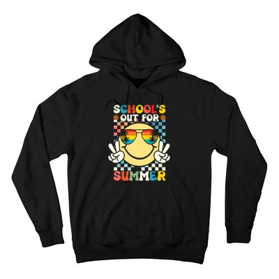 Funny Smile Wearing Sunglasses Schools Out For Summer Hoodie