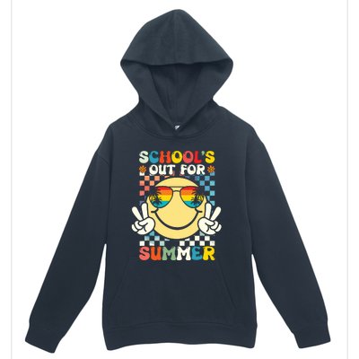 Funny Smile Wearing Sunglasses Schools Out For Summer Urban Pullover Hoodie