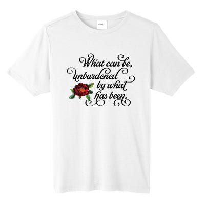 Floral Script What Can Be Unburdened By What Has Been Tall Fusion ChromaSoft Performance T-Shirt