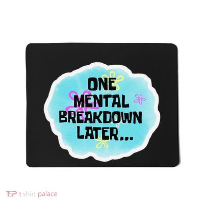 Funny Stress Worker Graphic Mousepad