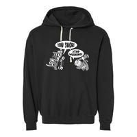 Funny Stop Whining Car Mechanic Precision Turbo For Men Garment-Dyed Fleece Hoodie