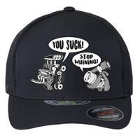 Funny Stop Whining Car Mechanic Precision Turbo For Men Flexfit Unipanel Trucker Cap