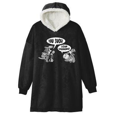 Funny Stop Whining Car Mechanic Precision Turbo For Men Hooded Wearable Blanket