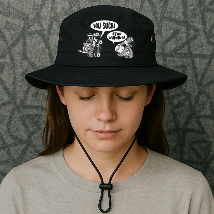 Funny Stop Whining Car Mechanic Precision Turbo For Men Bucket Hat