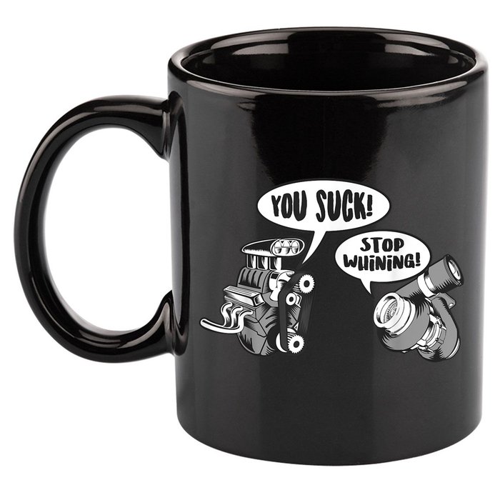 Funny Stop Whining Car Mechanic Precision Turbo For Men 11oz C Handle Ceramic Mug
