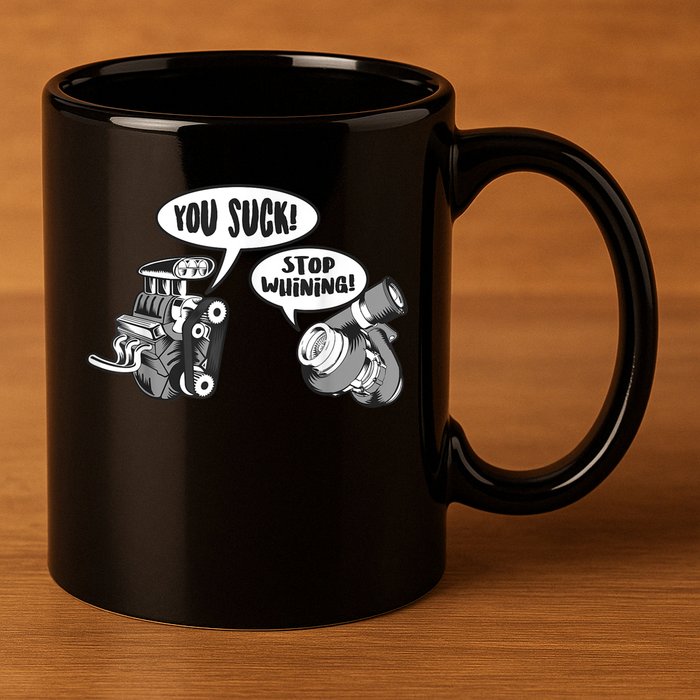 Funny Stop Whining Car Mechanic Precision Turbo For Men 11oz C Handle Ceramic Mug