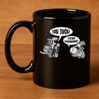 Funny Stop Whining Car Mechanic Precision Turbo For Men 11oz C Handle Ceramic Mug