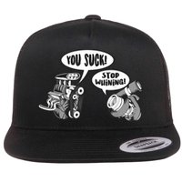 Funny Stop Whining Car Mechanic Precision Turbo For Men Flatbill Hat