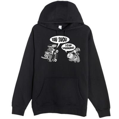 Funny Stop Whining Car Mechanic Precision Turbo For Men Premium Pullover Hoodie