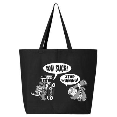Funny Stop Whining Car Mechanic Precision Turbo For Men 25L Jumbo Tote