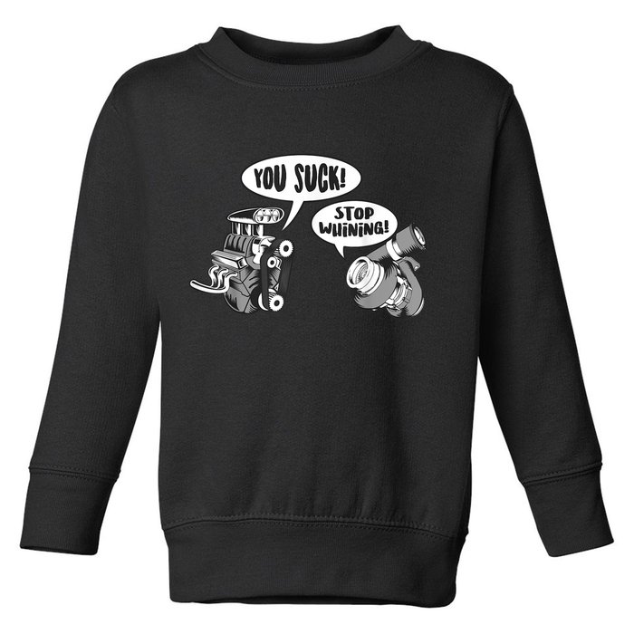 Funny Stop Whining Car Mechanic Precision Turbo For Men Toddler Sweatshirt