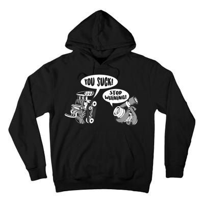 Funny Stop Whining Car Mechanic Precision Turbo For Men Tall Hoodie