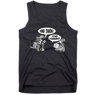 Funny Stop Whining Car Mechanic Precision Turbo For Men Tank Top