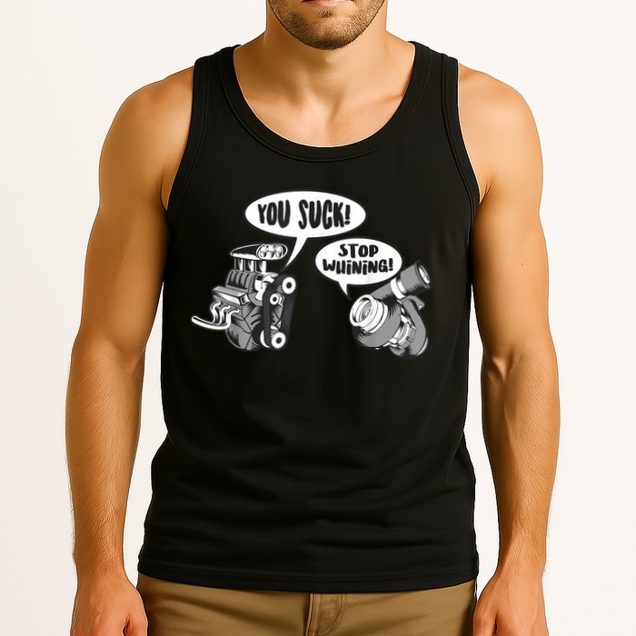 Funny Stop Whining Car Mechanic Precision Turbo For Men Tank Top