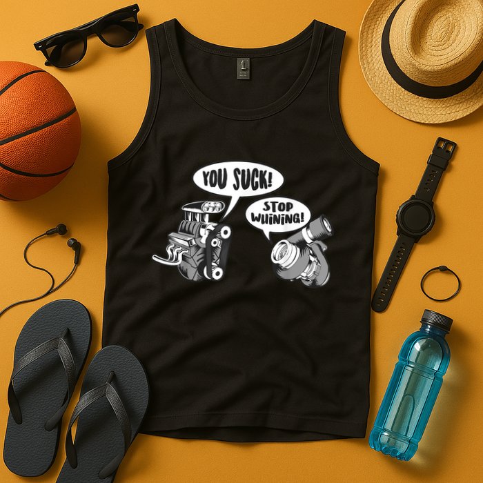 Funny Stop Whining Car Mechanic Precision Turbo For Men Tank Top