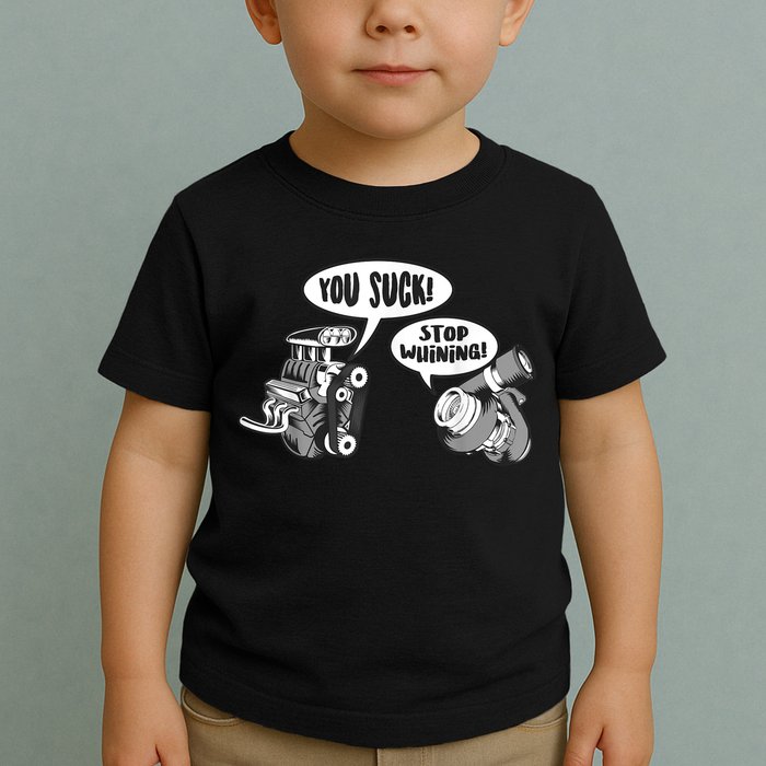 Funny Stop Whining Car Mechanic Precision Turbo For Men Toddler T-Shirt