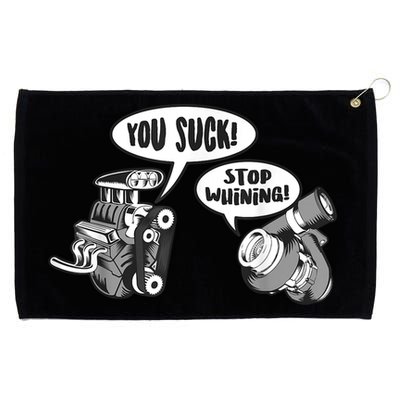 Funny Stop Whining Car Mechanic Precision Turbo For Men Grommeted Golf Towel