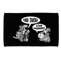 Funny Stop Whining Car Mechanic Precision Turbo For Men Microfiber Hand Towel