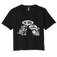 Funny Stop Whining Car Mechanic Precision Turbo For Men Crop Top